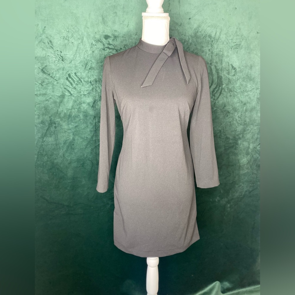 Calvin Klein Charcoal Long Sleeve Dress